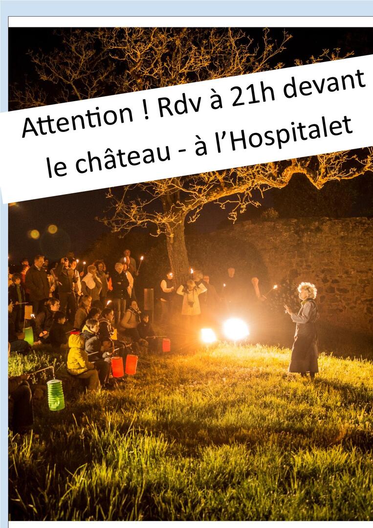 Rdv au chateau visite contée Roca