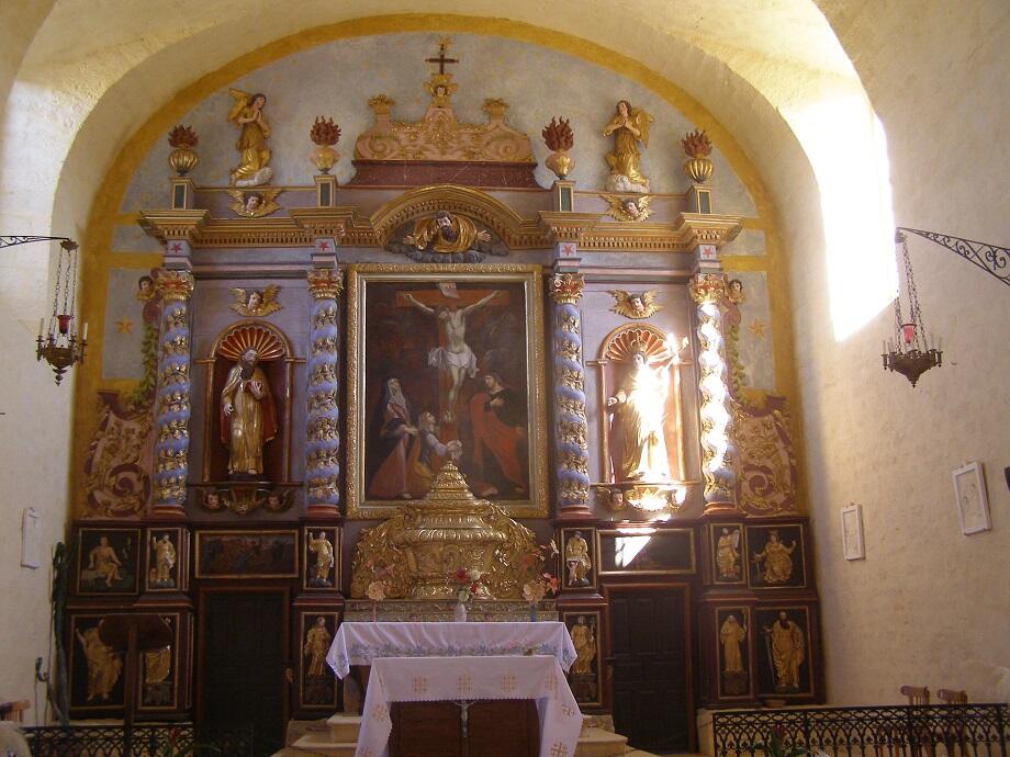 Retable église Saint-Louis Montcabrier