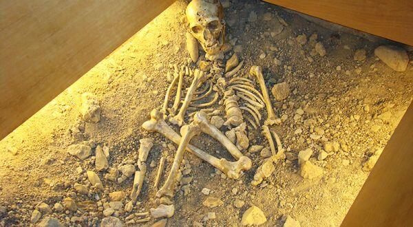 Squelette Neandertal - Site prehistorique de la Chapelle-aux-Saints- Prehistoire - Vallee de la Dordogne - Animation Correze - Musee de l'Homme de Neandertal-7c852a0f