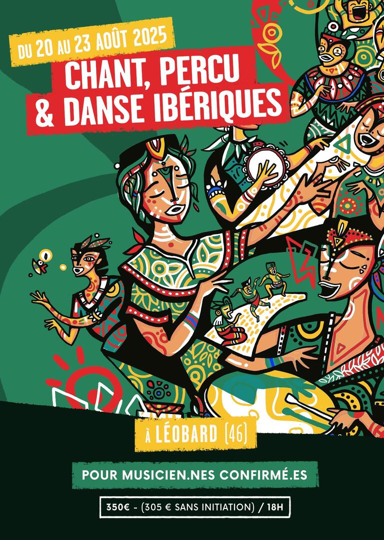 Stage chant, percu & danse aout 2025