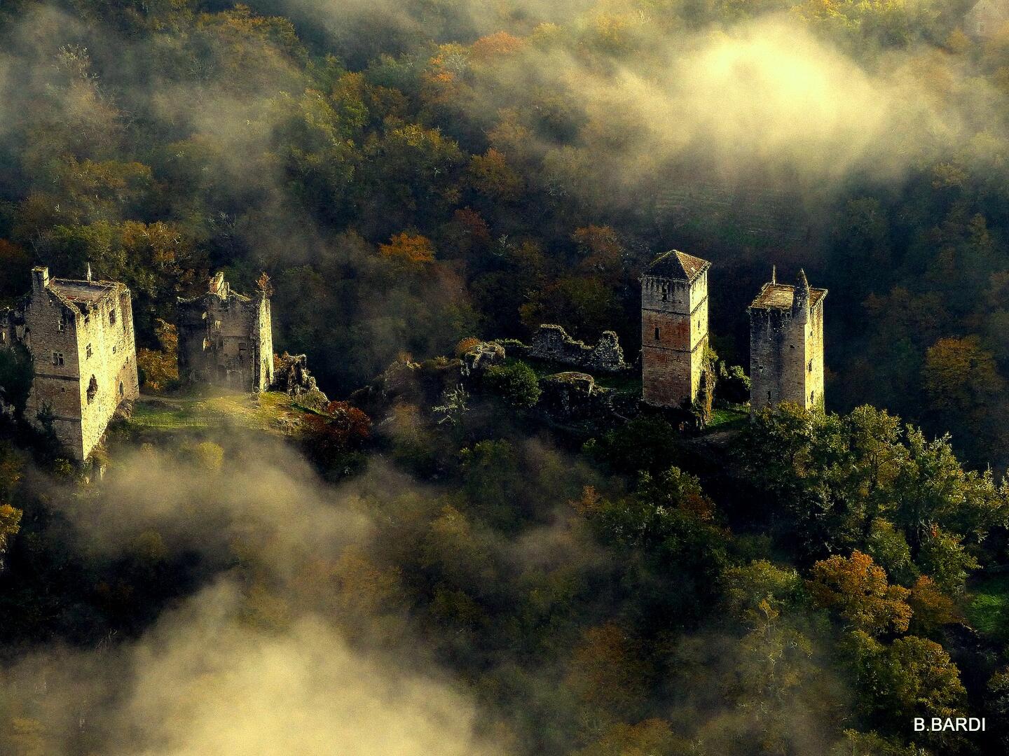 TDM toutes tours vues du ciel