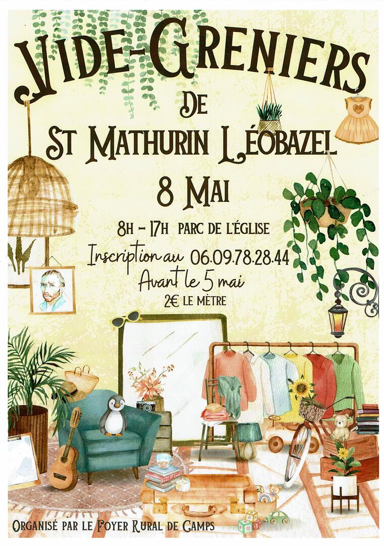 Vide grenier Saint Mathurin