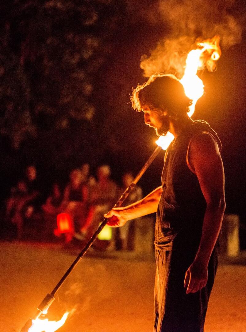 Visite artistique Circofolies - Rocamadour ©Marc Allenbach