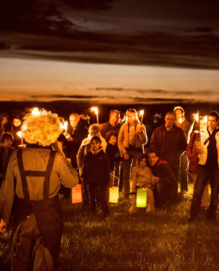 Visite artistique contée - Gramat ©Marc Allenbach 2