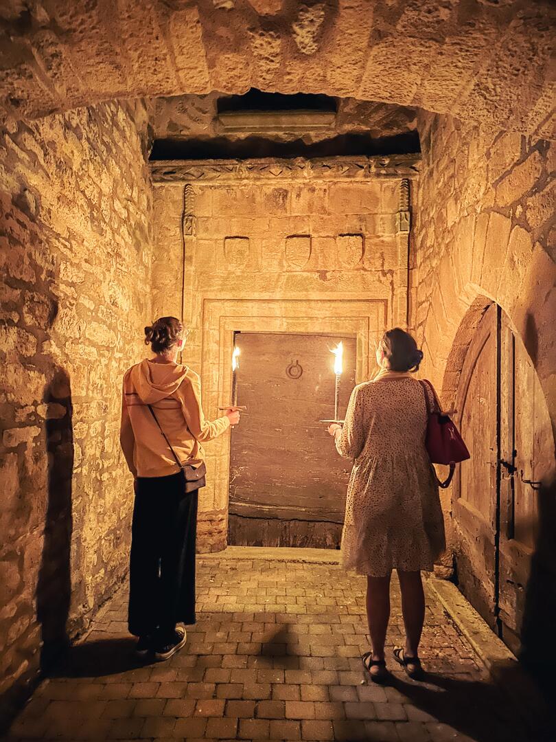 Visite aux flambeaux de Gourdon