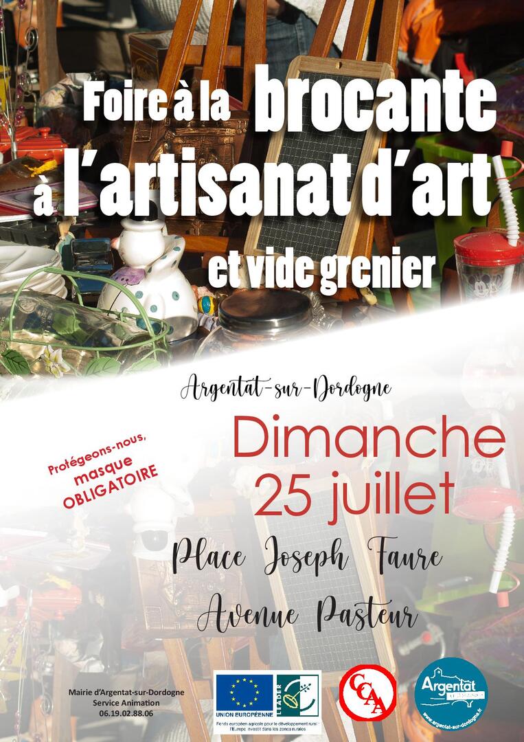 affiche brocante 2021