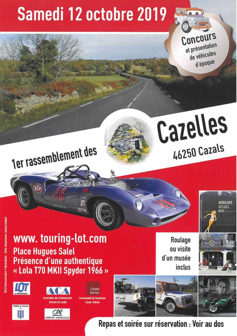affiche rassemblement des cazelles