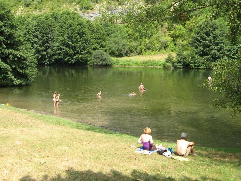 baignade Marcilhac sur CÇlÇ