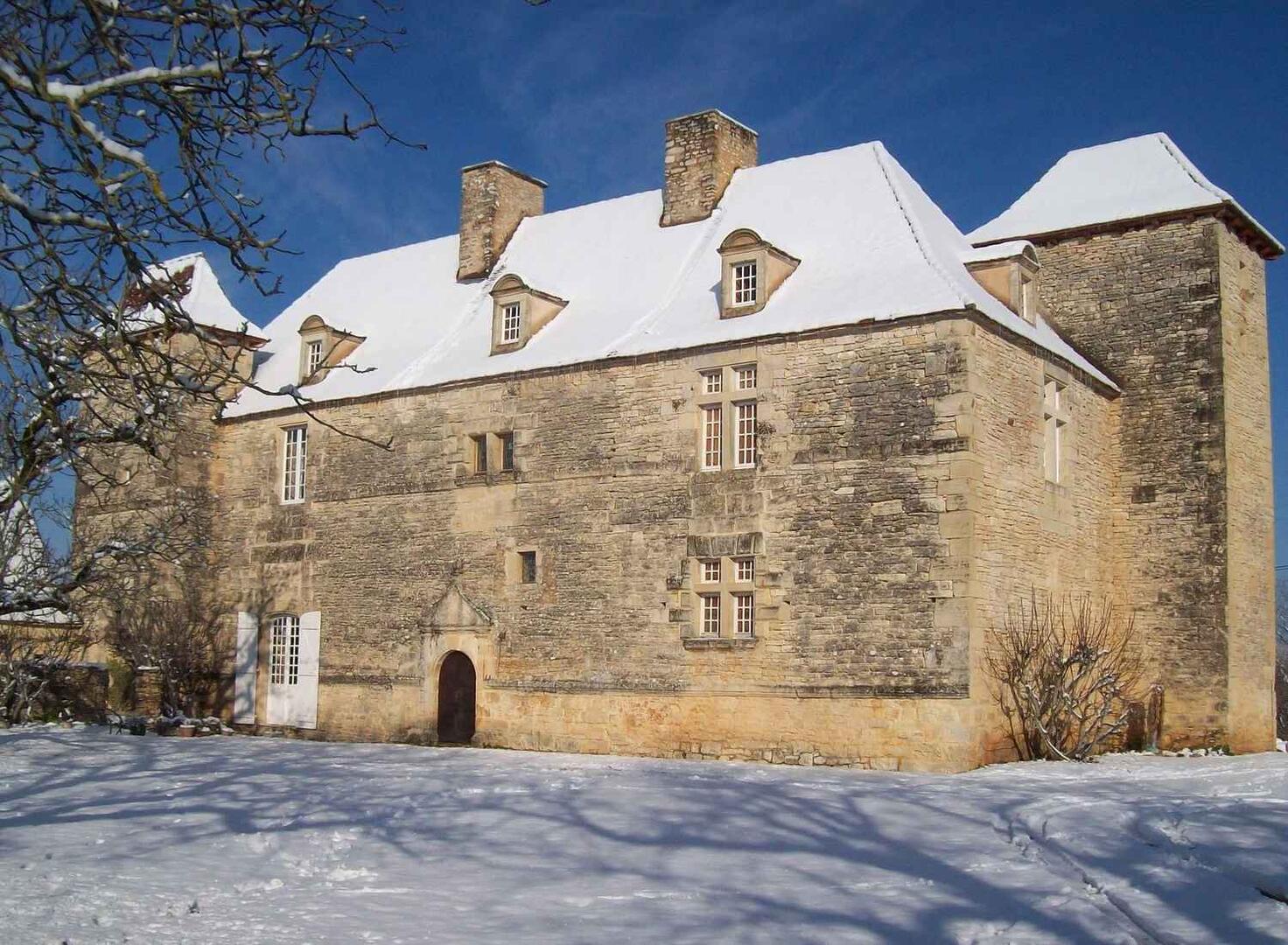chateau de lantis neige