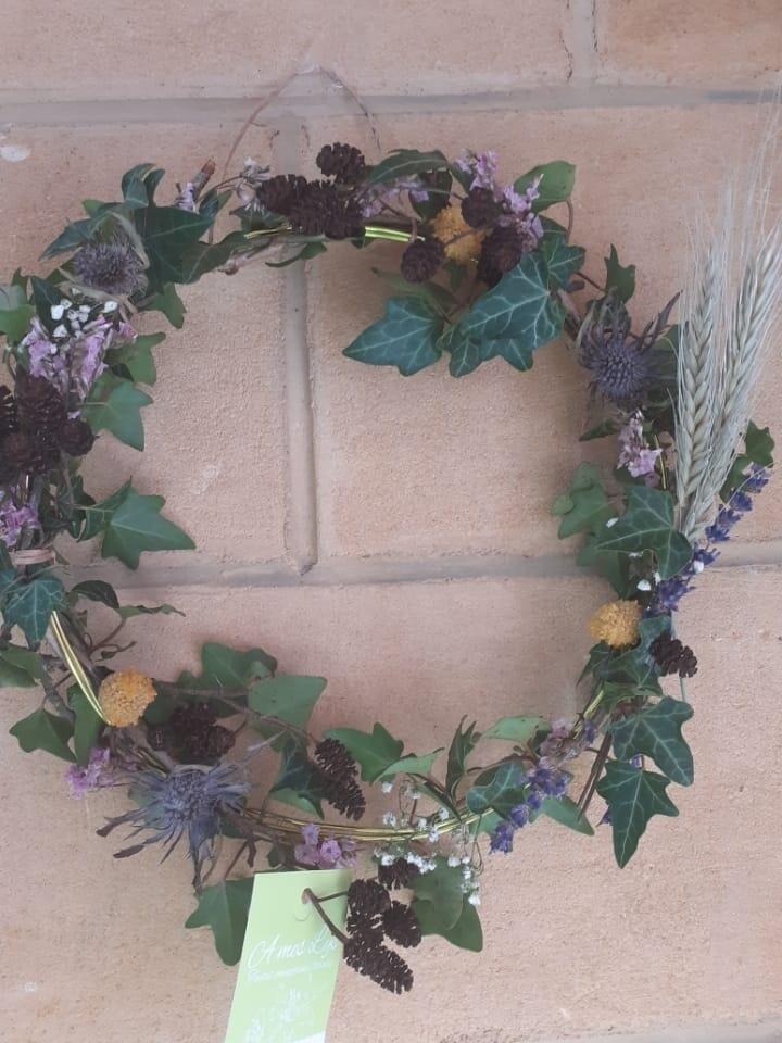 couronne fleurs