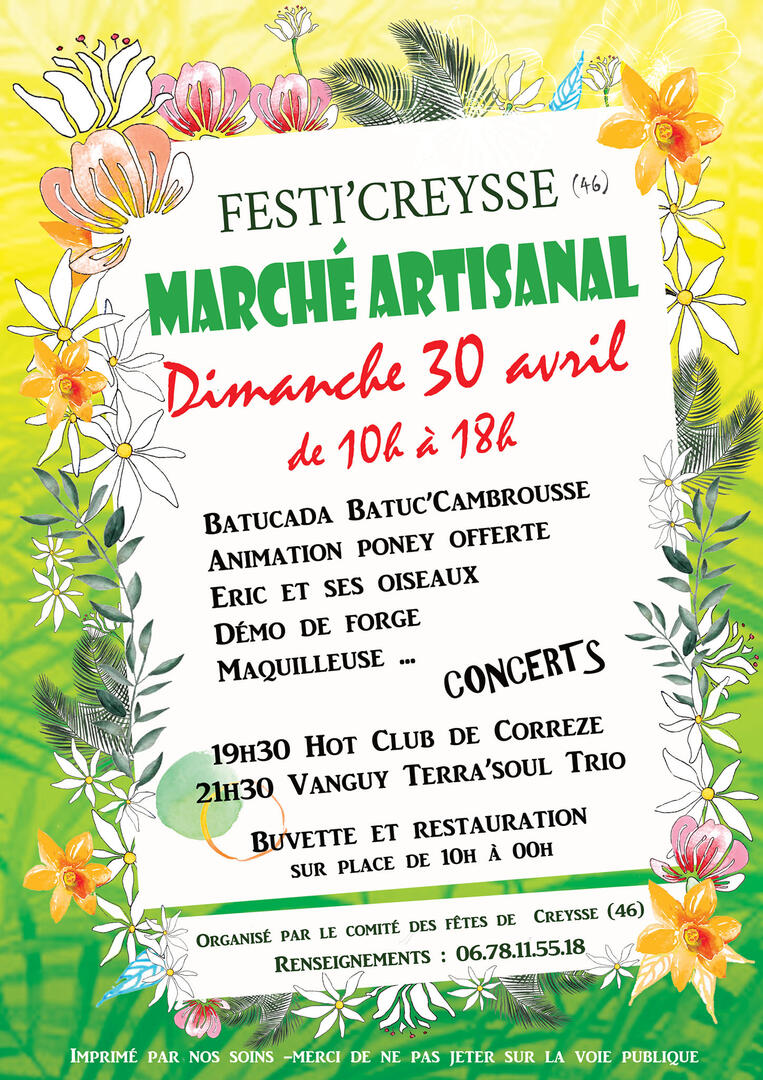 festi creysse Marché Artisanal