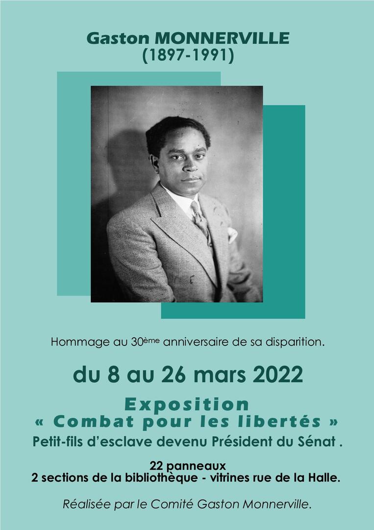 gaston monerville affiche 2