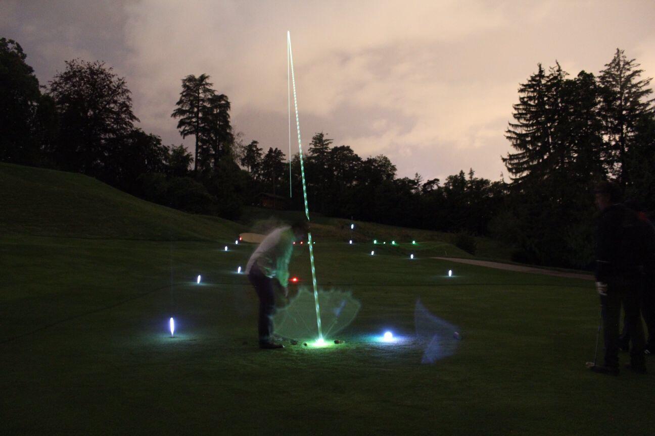 golf du Coiroux by night