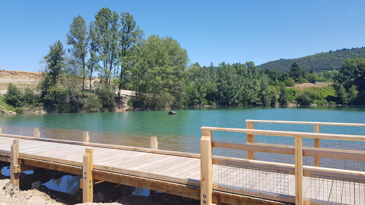Réserve Départementale de Biodiversité "Les Gravières" juste après les travaux