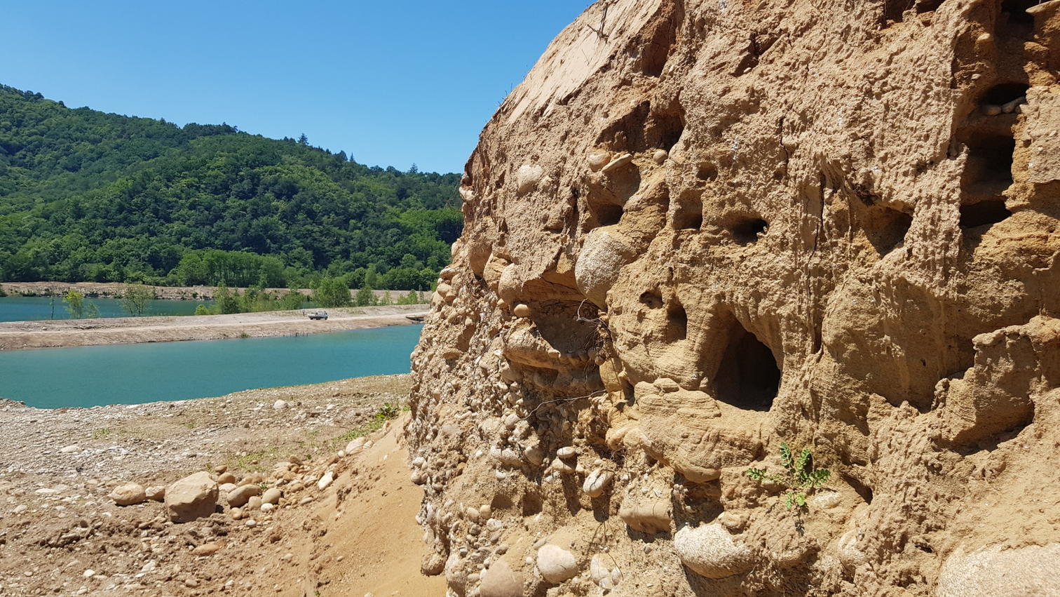 Réserve Départementale de Biodiversité "Les Gravières" juste après les travaux