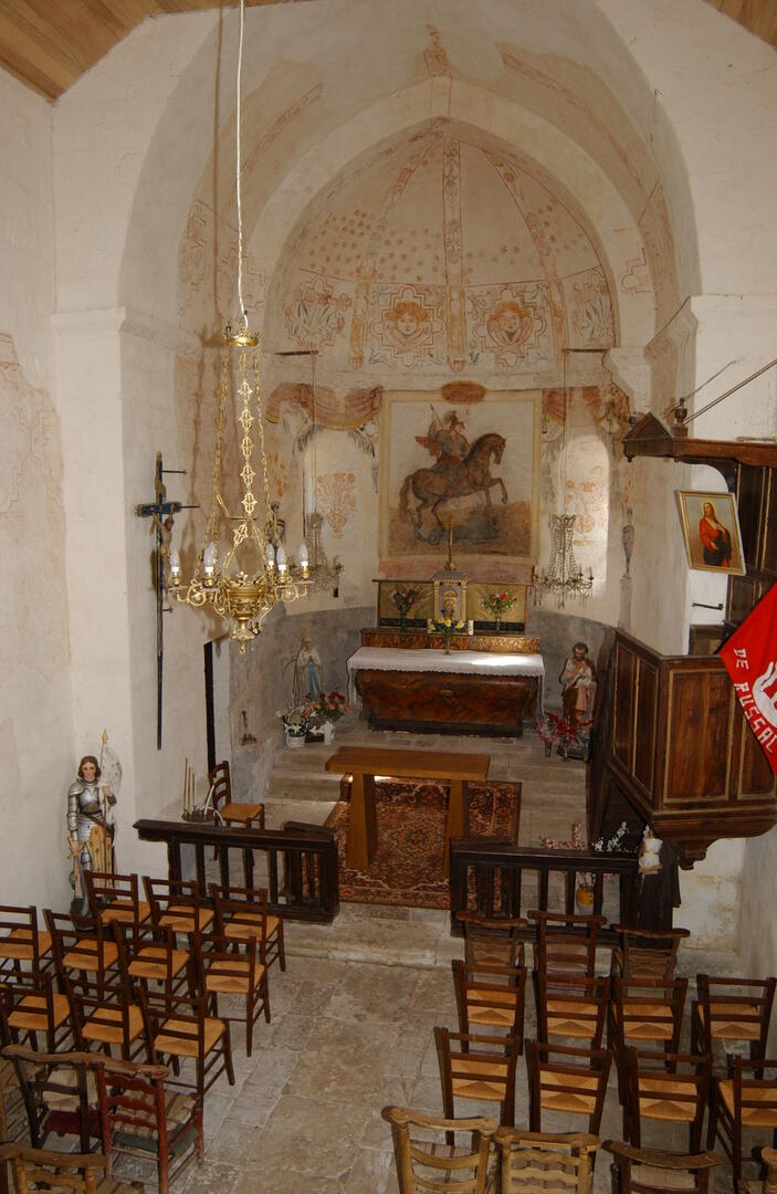 Eglise Russac intérieur