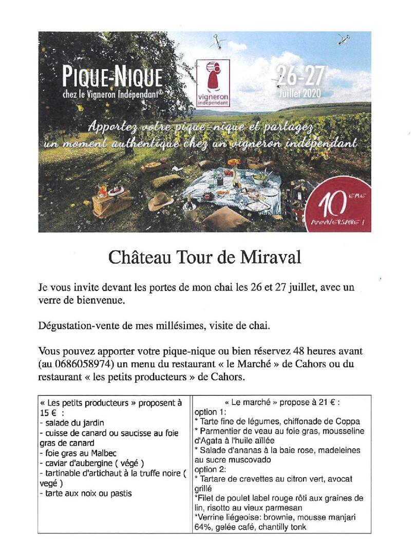 miraval pique nique