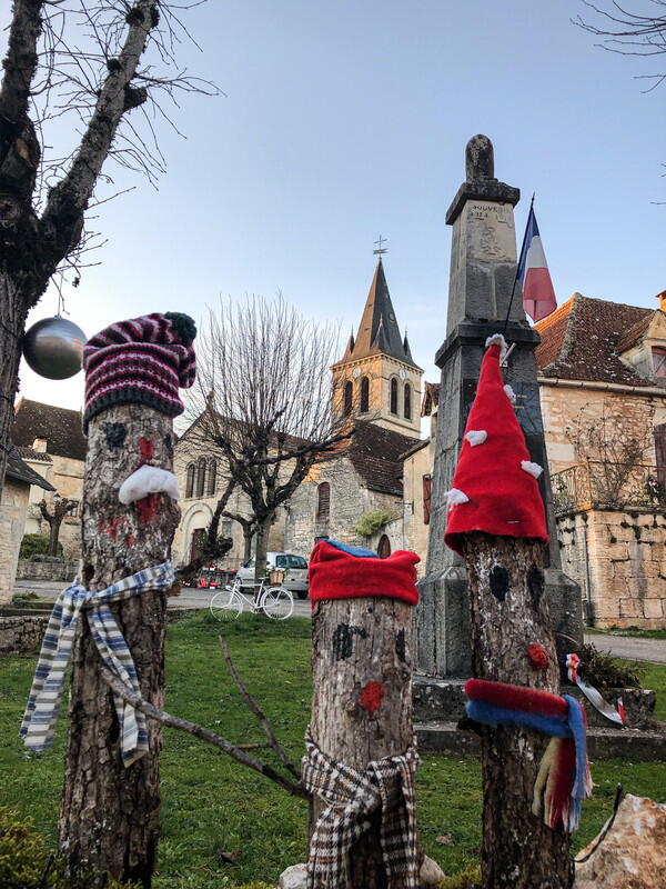 Décorations de Noël d'Espédaillac