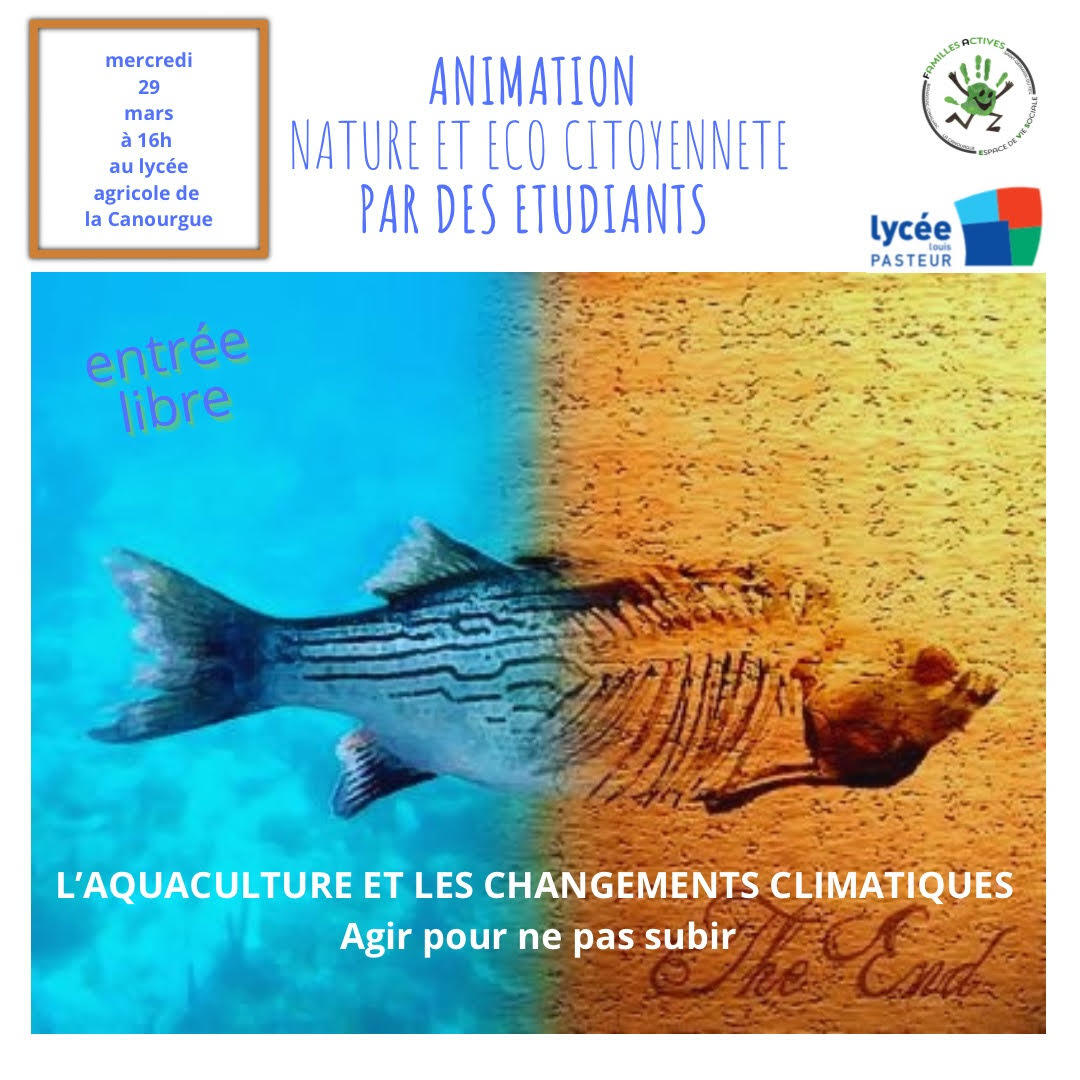 Affiche 6 - Nature et Ecocitoyenneté - L'Aquaculture et les changements climatiques