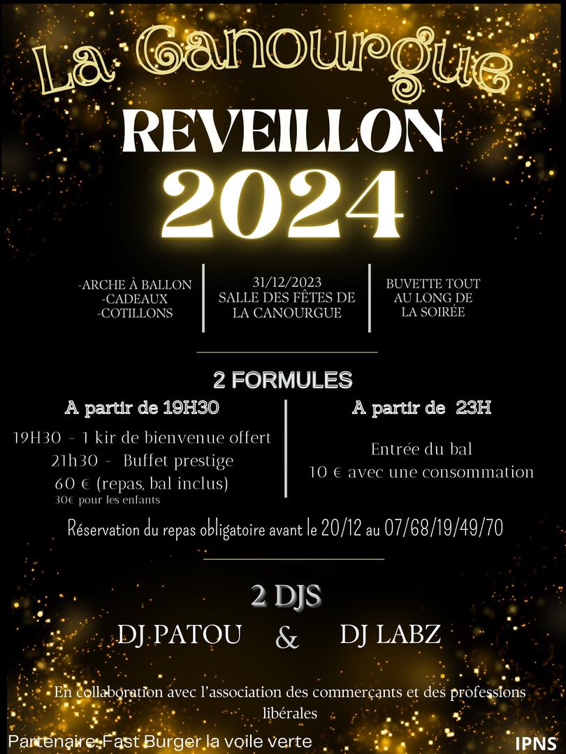 Soirée reveillon 2024