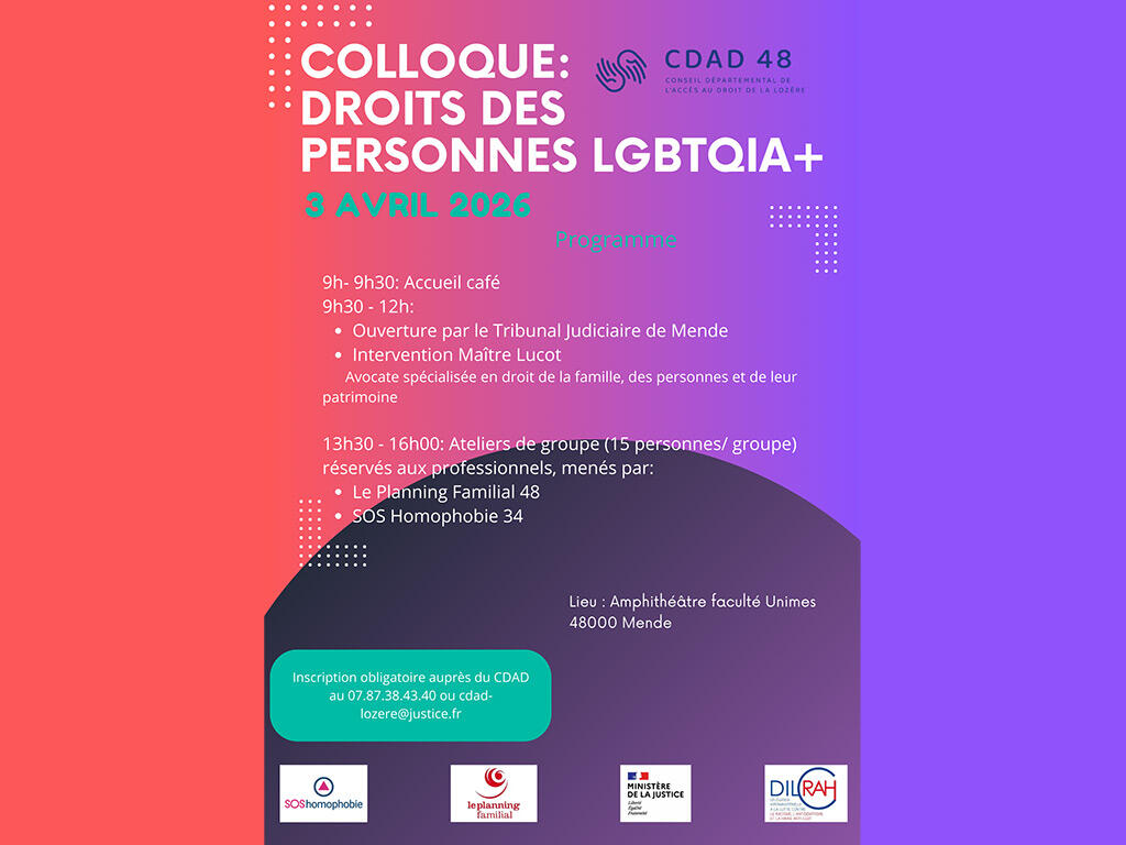 Colloque Droit des Pers LGBTQIA+ - 1