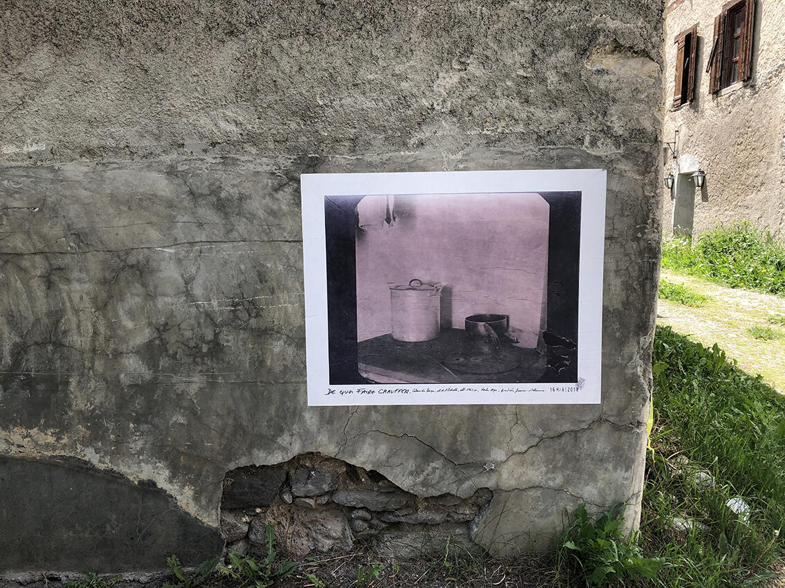 EXILS - Escale 2 - Expo - collage_Nevache © Fabienne Augié