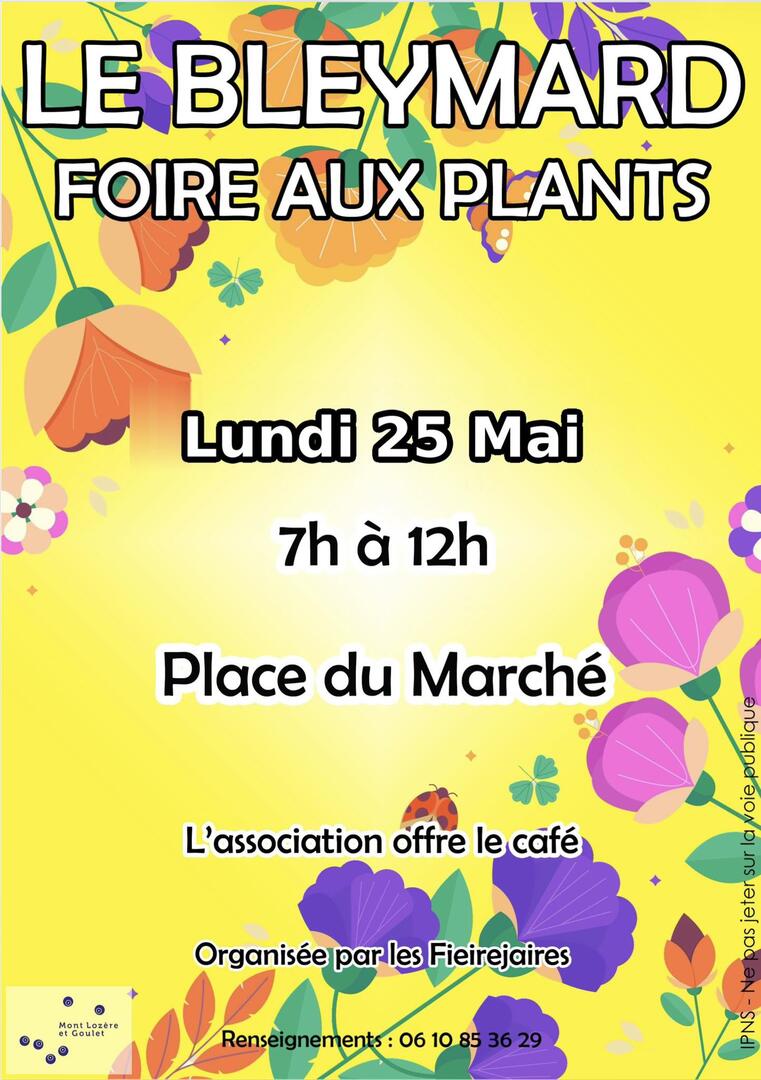 Foire aux plants