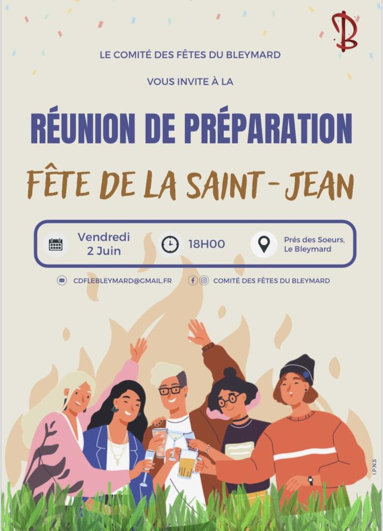 Réunion de préparation fête de la Saint-Jean