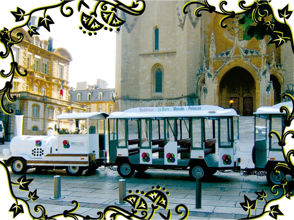 petit train, Mende, noel, visite