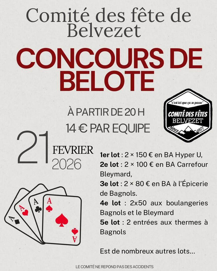 concours de belote