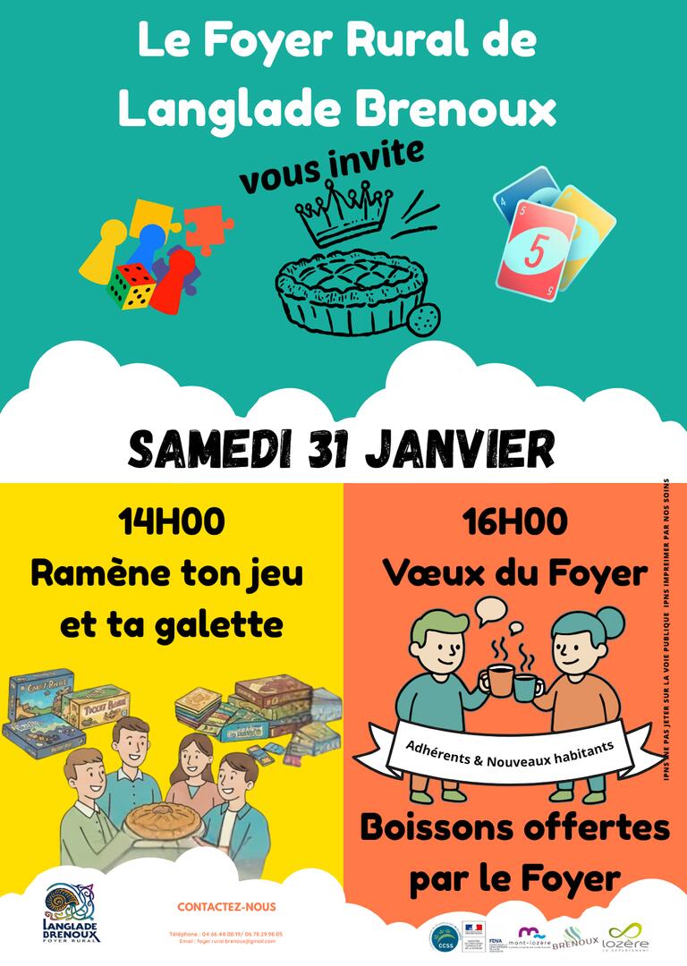 janvier - 31 - jeux et galette