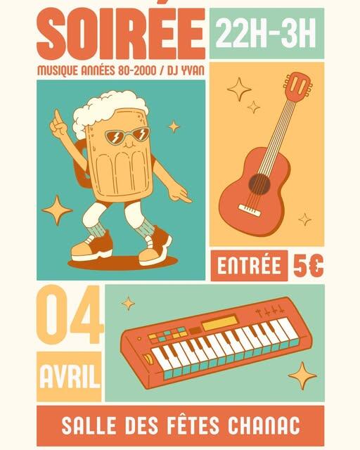 Soirée annéés 80 2000