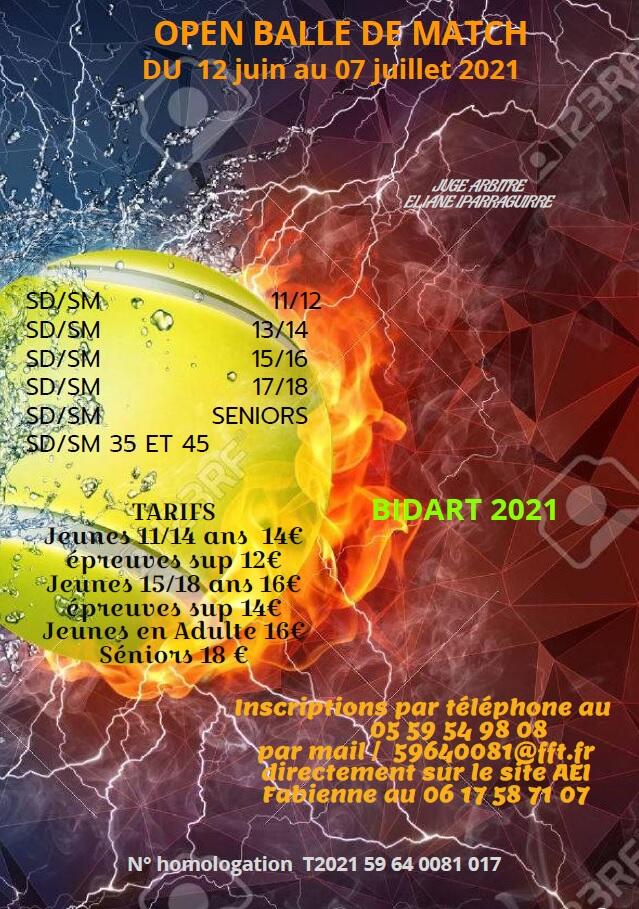 Open Balle de match