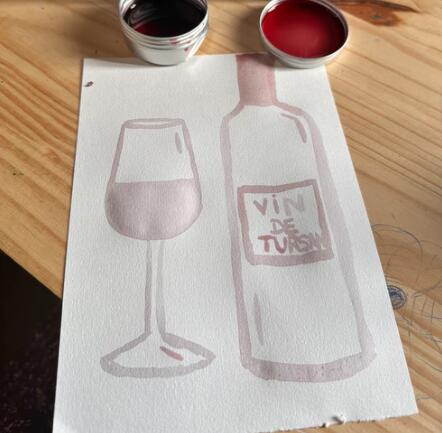 Atelier aquarelle 23 MAI Cave Mugron