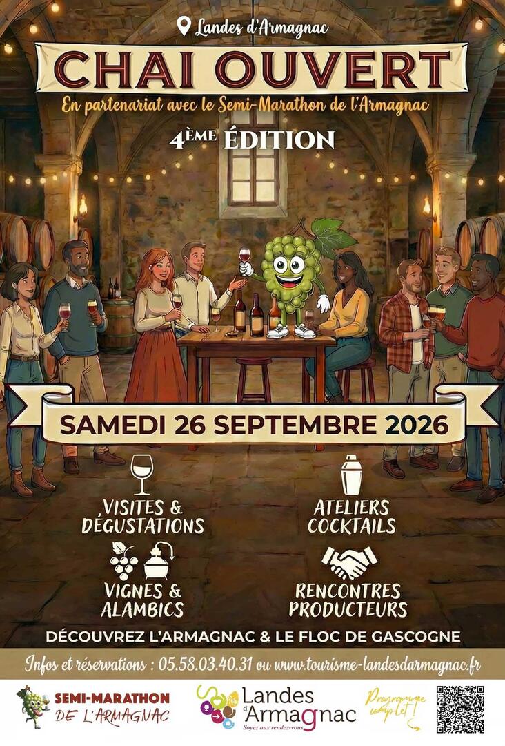 Affiche Chai ouvert 2026 (Recto)