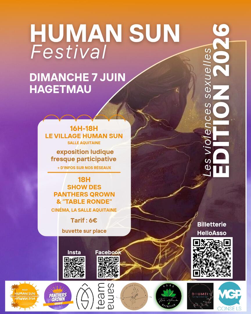 Affiche Human Sun Festival