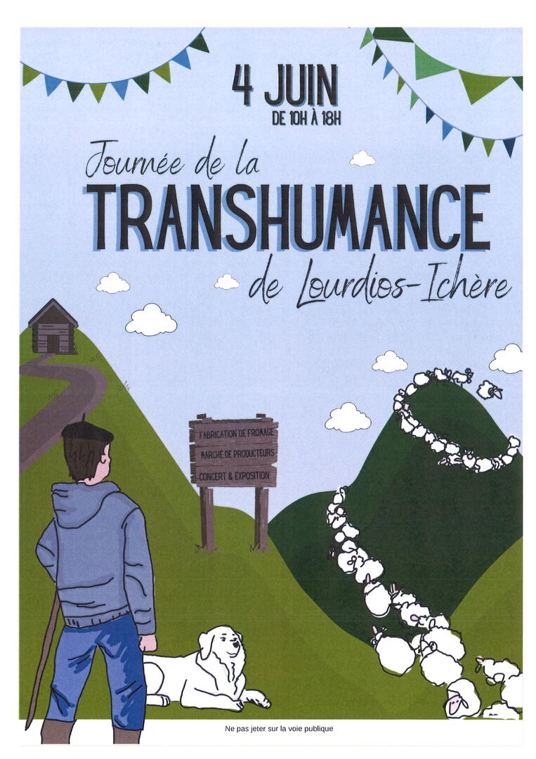 Affiche Transhumance Lourdios-Ichère