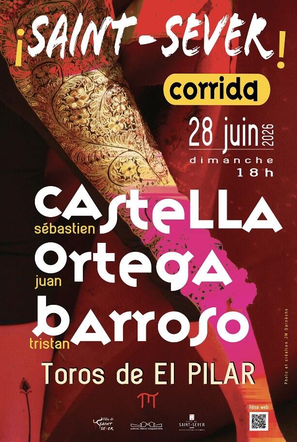 Affiche corrida Saint-Sever 2026