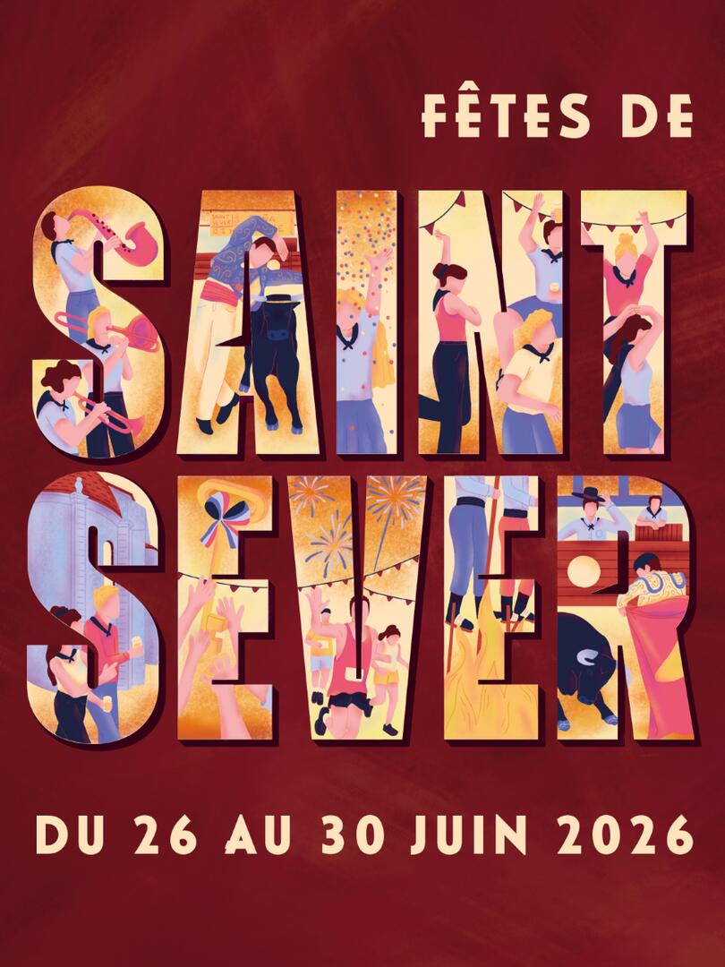 Affiche des Fêtes de Saint-Sever 2026