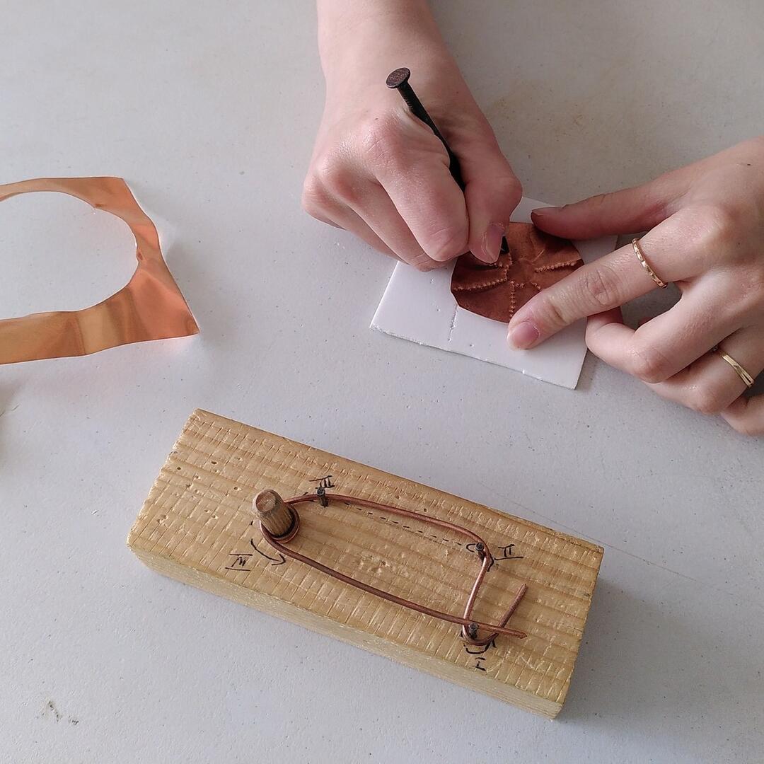 Claracq atelier fibule romaine en cuivre (2)