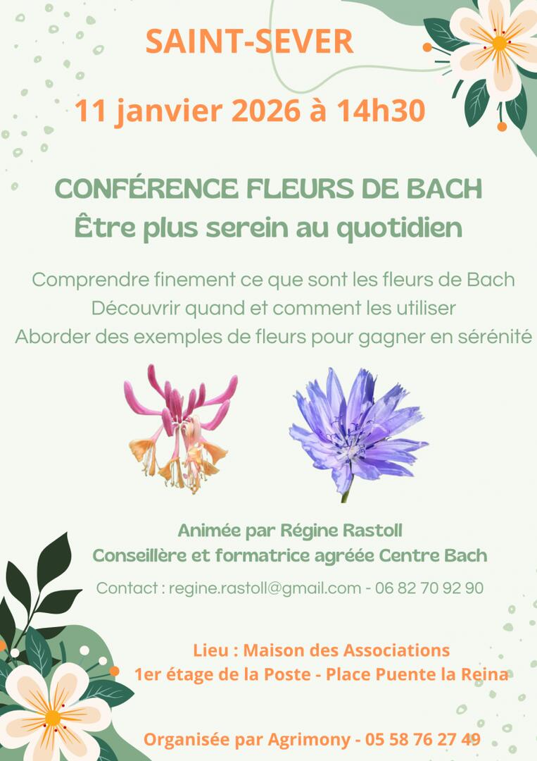 Conférence Fleurs de Bach