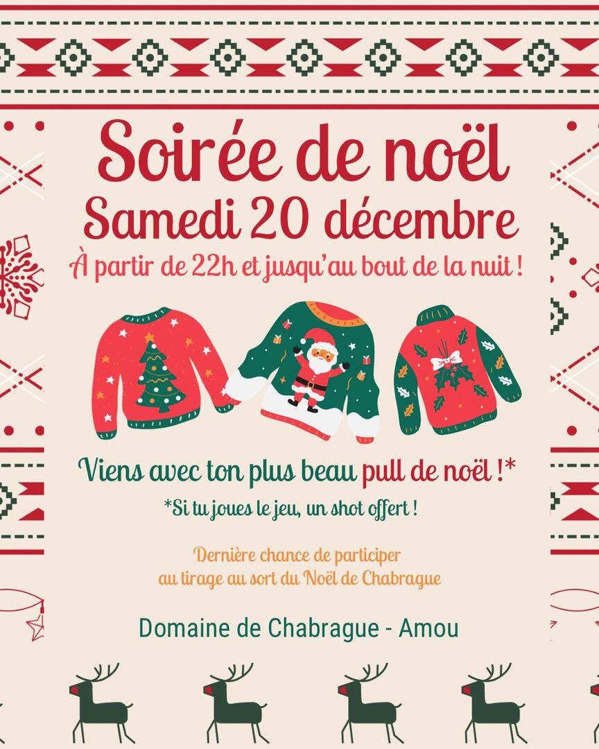 Domaine de Chabrague soirée noël