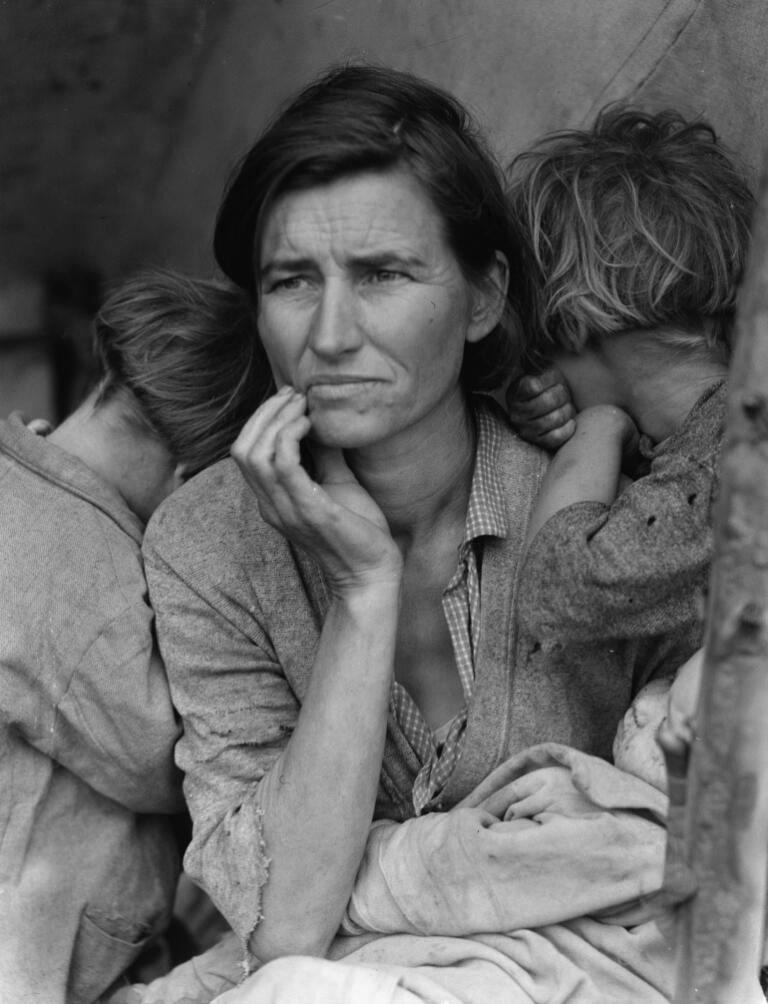 Expo musée de la Chalossse©Dorothea Lange Library of Congress, Prints & Photographs Division, FSA-OWI Collection