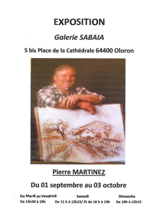 Exposition Pierre Martinez