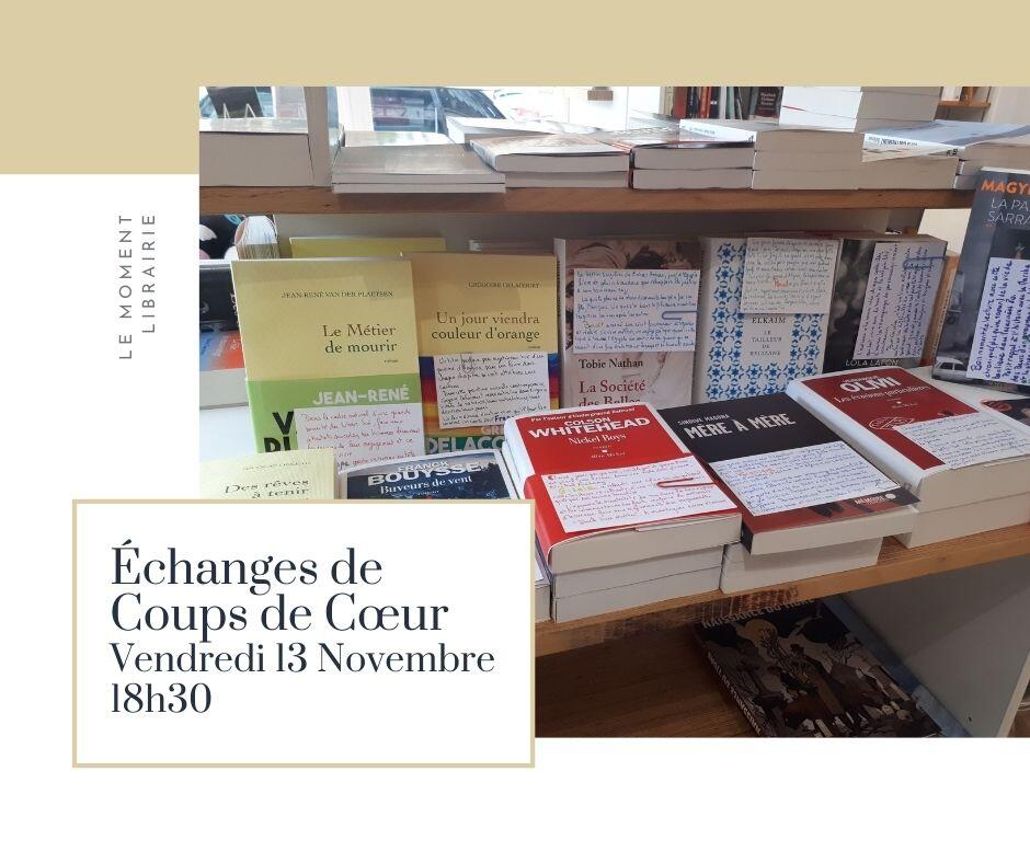 Échanges Coups de Coeur Novembre 2020