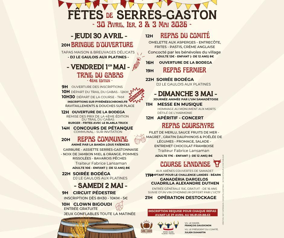Fêtes Serres Gaston