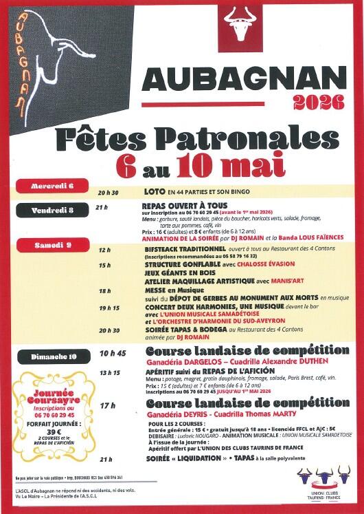 Fêtes d'Aubagnan