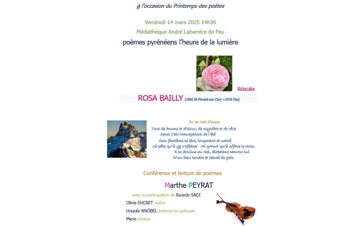 Printemps des Poètes