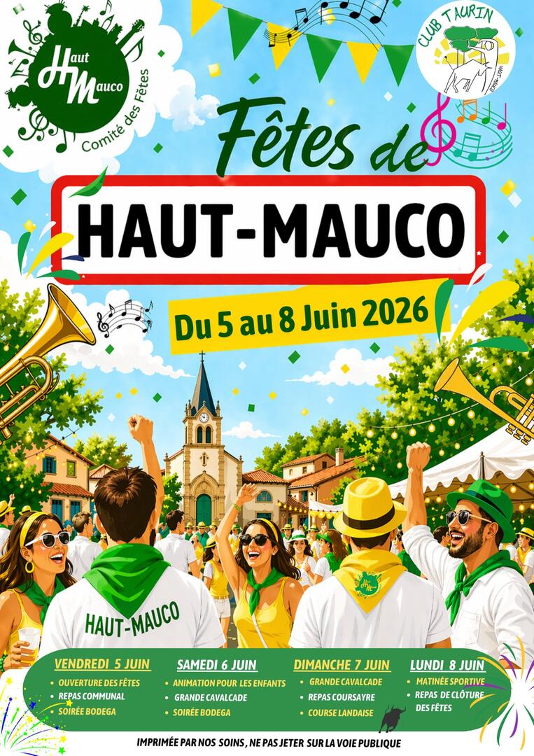 Programme Fetes Haut-Mauco 2026