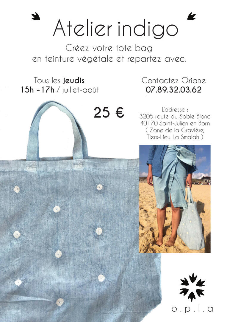 STJU - Atelier indigo-été